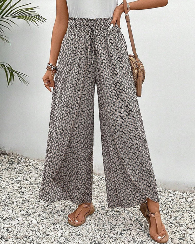 50% Korting | Janna™  - Elegant - katoenmix met geometrische print [Laatste dag korting]