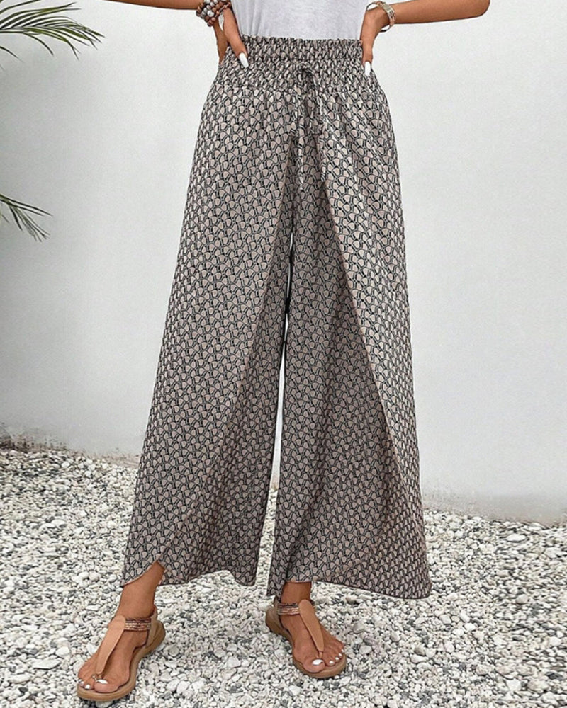 50% Korting | Janna™  - Elegant - katoenmix met geometrische print [Laatste dag korting]