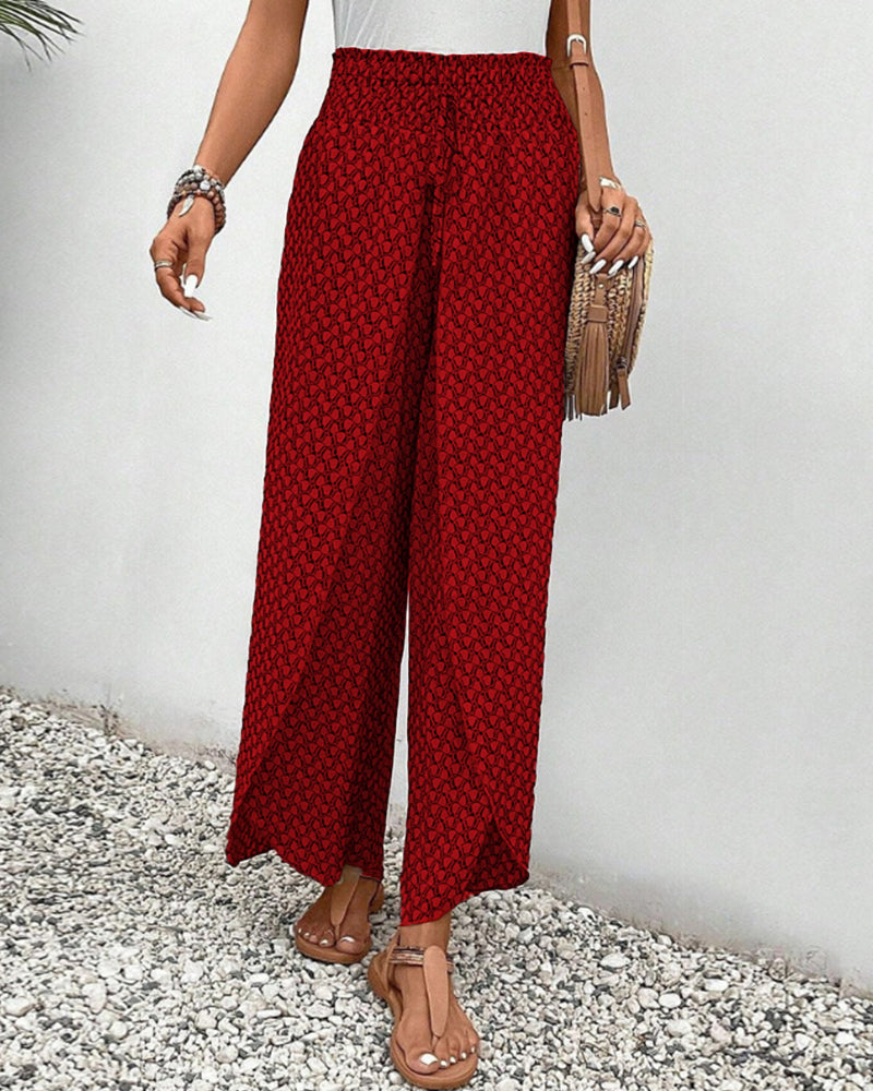 50% Korting | Janna™  - Elegant - katoenmix met geometrische print [Laatste dag korting]