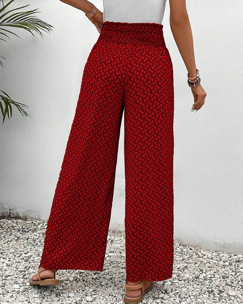 50% Korting | Janna™  - Elegant - katoenmix met geometrische print [Laatste dag korting]