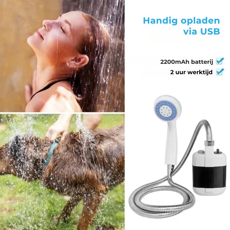 WildWash – Draagbare Outdoor-Douche voor Grenzeloze Verfrissing [50% Korting]