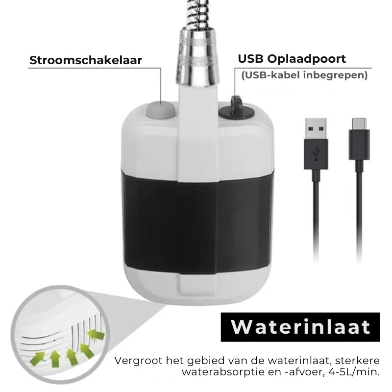 WildWash – Draagbare Outdoor-Douche voor grenzeloze frisheid [50% Korting]
