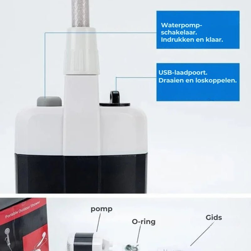 WildWash – Draagbare Outdoor-Douche voor Grenzeloze Verfrissing [50% Korting]