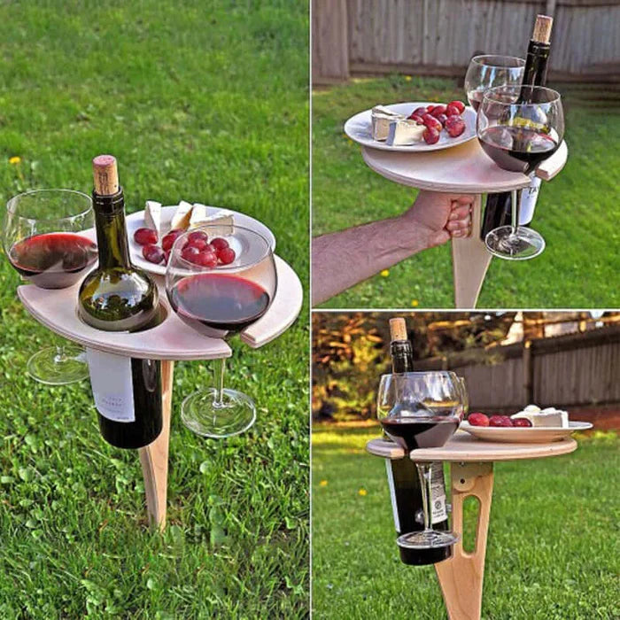 50% Korting | WineEase™ Inklapbare Wijnfles Tafel [Laatste dag korting]