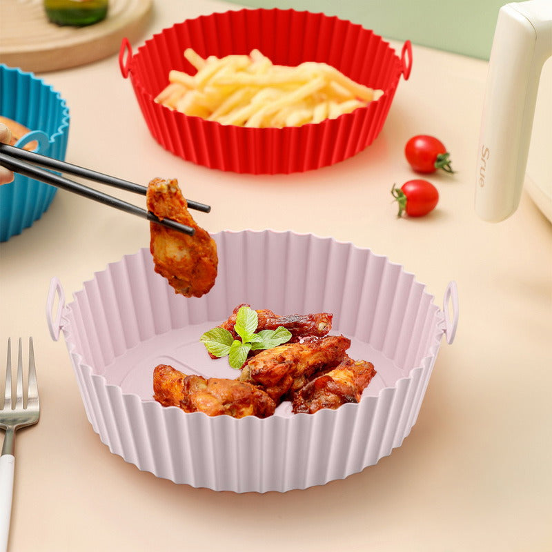 AeroFry™ Siliconen Heteluchtfriteuse Inzetstuk – Schoon & Makkelijk [1+1 Gratis]